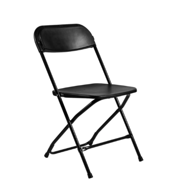Folding Chair Poly - Black