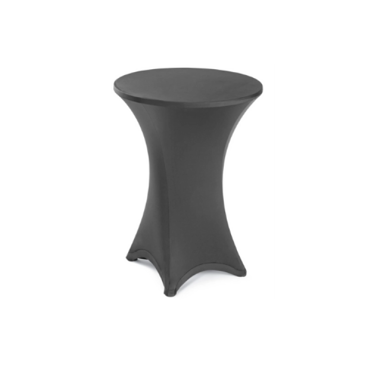Spandex Table Cover  for 30 High-Top Table-Black