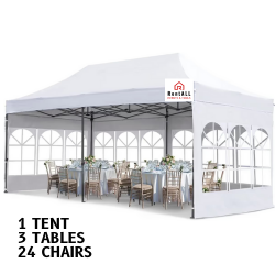 24 Guests Tent Package (with Sidewall )