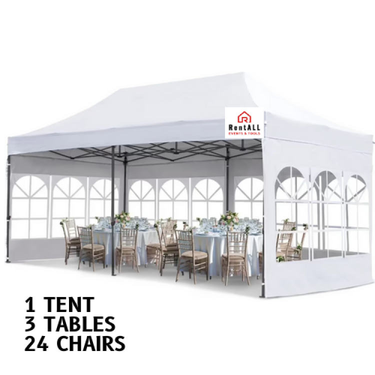 24 Guests Tent Package (with Sidewall )