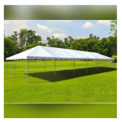 20 x 60 Frame Tent White
